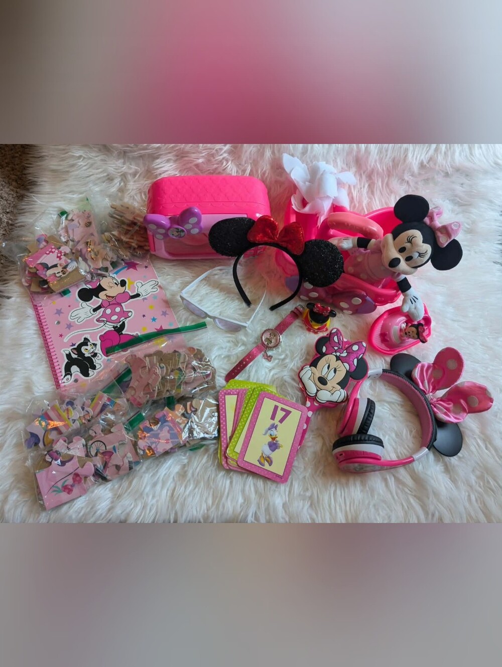 Minnie Mouse Pink Accessories Bundle 2000s Bundke Lot Y2k Collectable Vintage - Picture 2 of 7